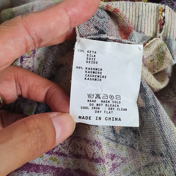 Etro Bleended Silk Cashmere Pullover Top - Picture 5 of 7